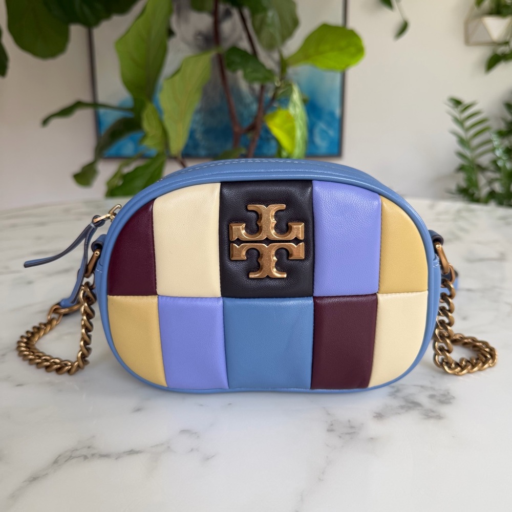 Tory Burch Kira Small Patchwork Camera Crossbody … - image 1